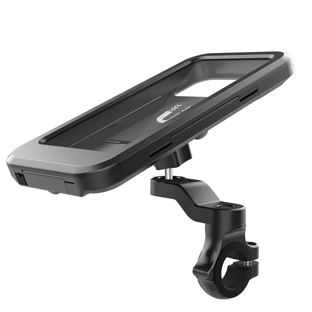 Custodia per telefono da moto, trasparente, impermeabile, per
