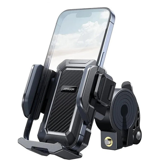 Support téléphone moto anti vibration pour guidon, rotatif 360°, fixation stable pour smartphone jusqu’à 6,8 pouces