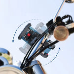 Supporto per telefono da moto, installazione rapida - Vignette | Boutique biker
