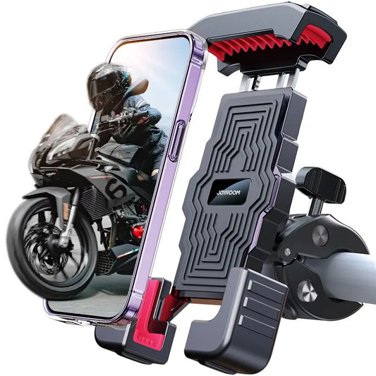 Support téléphone universel pour moto, installation rapide, rotatif 360°, compatible tous smartphones et guidons