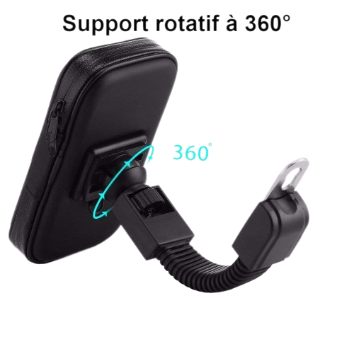 Support Téléphone Étanche Rotatif 360°