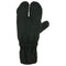 surgants de pluie noirs à 3 doigts S-Line pour moto, imperméables, ajustables aux poignets et compatibles gants hiver
