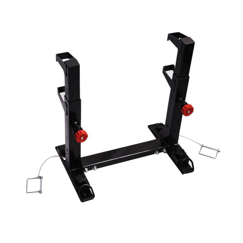 Support fixation moto lock n load pour transport remorque camion