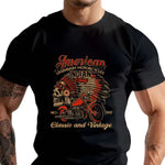 Maglietta da motociclista - Nativo americano - Vignette | Boutique biker