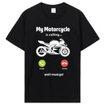 Maglietta da motociclista - La mia moto mi chiama - Vignette | Boutique biker