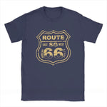 Maglietta da motociclista - Route 66 SG blu - Vignette | Boutique biker
