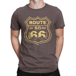 Maglietta da motociclista - Route 66 SG marrone - Vignette | Boutique biker