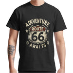 Maglietta da motociclista - Avventura sulla Route 66 - Vignette | Boutique biker
