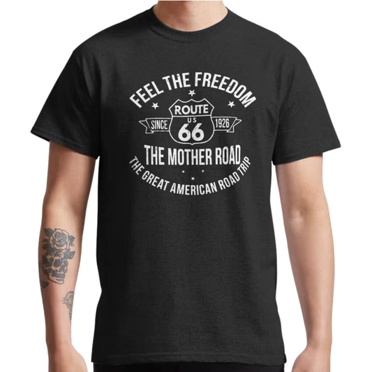 T-shirt-moto-the-mother-road