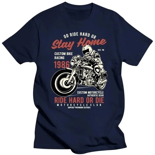 Tee-shirt-retro-vintage-bleu
