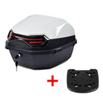 Bauletto per moto blu/bianco da 30 litri - Vignette | Boutique biker