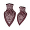 Tour de cou moto bandanas bordeaux coupe-vent respirant lot de 2