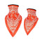 Tour de cou moto bandanas orange coupe-vent respirant lot de 2