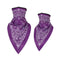 Tour de cou moto bandanas violets coupe-vent respirant