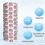 Scaldacollo bianco per moto - Route 66 - Vignette | Boutique biker