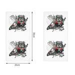 Scaldacollo bianco per moto - Percorri la storica Route 66 - Vignette | Boutique biker