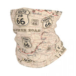 Scaldacollo per moto - Mappa della Route 66 - Vignette | Boutique biker
