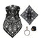 Tour de cou moto noir crâne motif biker coupe-vent