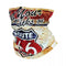 tour de cou moto Get your kicks on Route 66, accessoire vintage multifonction pour motards, respirant et coupe-vent