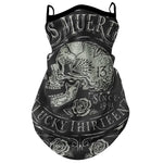 Scaldacollo da moto - Teschio retrò - Vignette | Boutique biker