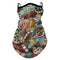 tour de cou moto long motif cinéma, chaud et respirant, fixation oreilles, compatible casque moto, style original et artistique
