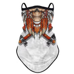 Scaldacollo da moto - Teschio indiano - Vignette | Boutique biker