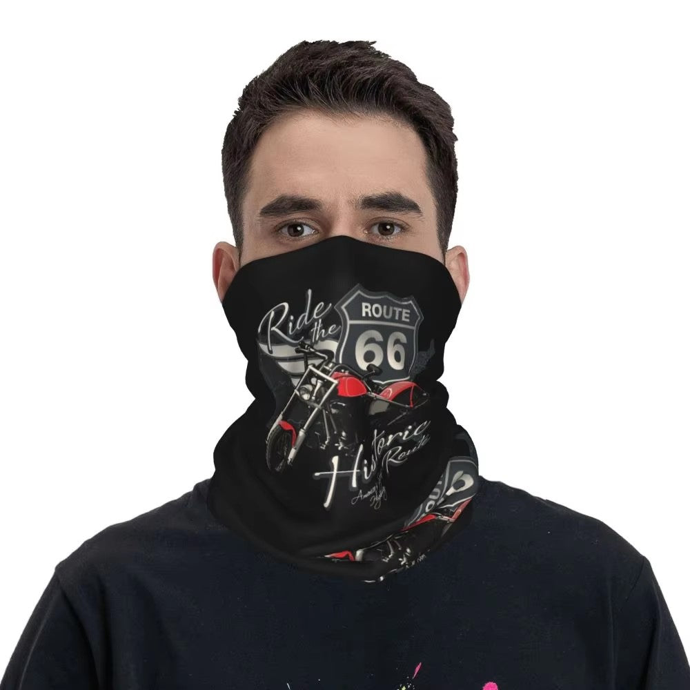 Tour De Cou Noir 3 En 1 - Style Motard, Rock, Gothique - Accessoire Polyvalent - Neuf Avec étiquettes