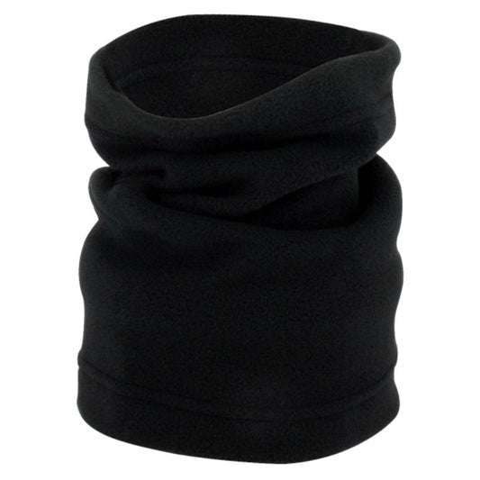 Tour de cou moto polaire S-Line noir unisexe, protection hiver contre le froid et le vent, compatible avec casque moto