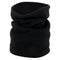 Tour de cou moto polaire S-Line noir unisexe, protection hiver contre le froid et le vent, compatible avec casque moto