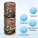 Scaldacollo per moto - Retro Route 66 - Vignette | Boutique biker