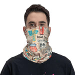 Scaldacollo per moto - Road Trip Route 66 - Vignette | Boutique biker