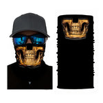 Scaldacollo da moto - Teschio giallo - Vignette | Boutique biker