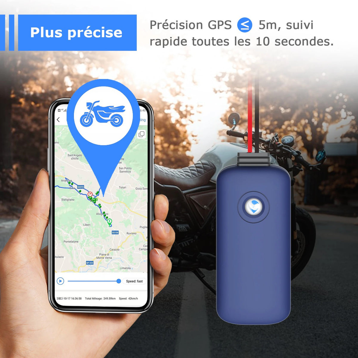 Tracker Moto GPS pour la Sécurité de votre Moto Boutique biker