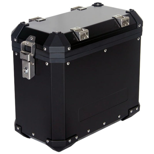 Valise latérale moto enduro noire en aluminium 38L S-Line verrouillable
