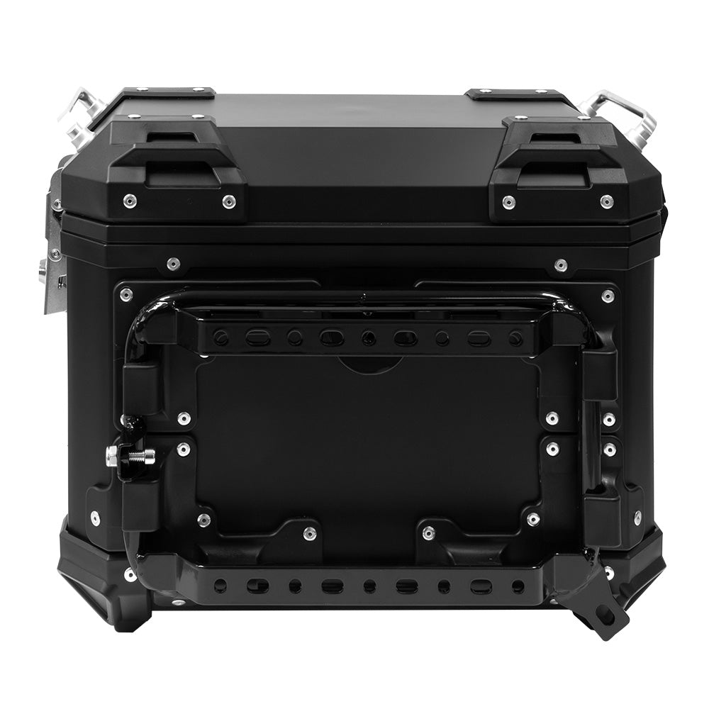 MroMax 2 maniglie per bagagli, 12,6 x 5,2 cm (L x T), in plastica, di ricambio, 126 mm x 52 mm, per bagagli, valigie, scatole, colore nero