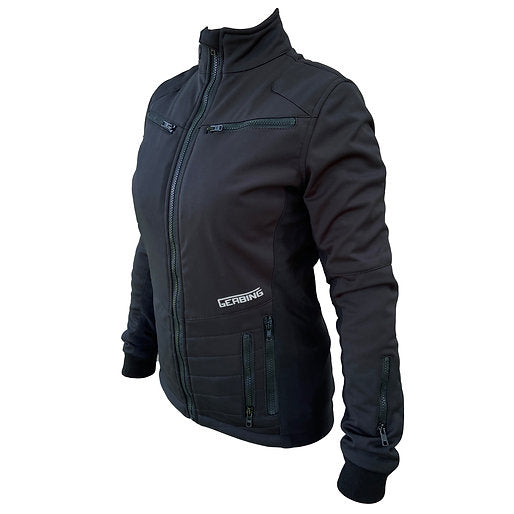 Veste chauffante moto gerbing e-liner noire softshell homme femme chaleur