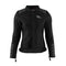 Veste cuir femme moto noire homologuée CE avec protections