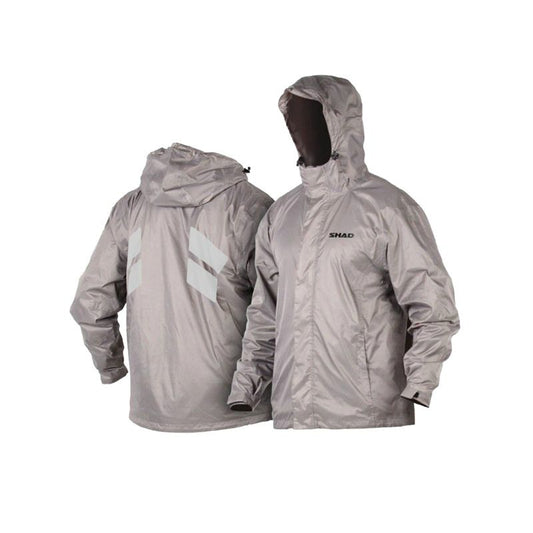 veste de pluie moto imperméable Talla gris pour homme et femme, idéale contre la pluie et le vent