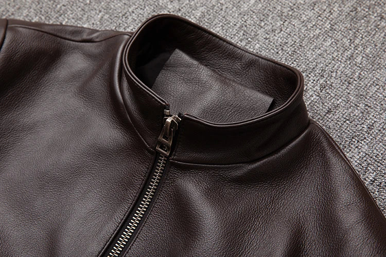 Veste-en-cuir-homme-marron-vintage-col