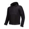 Veste été moto homme softshell mesh noir avec capuche amovible homologuée CE