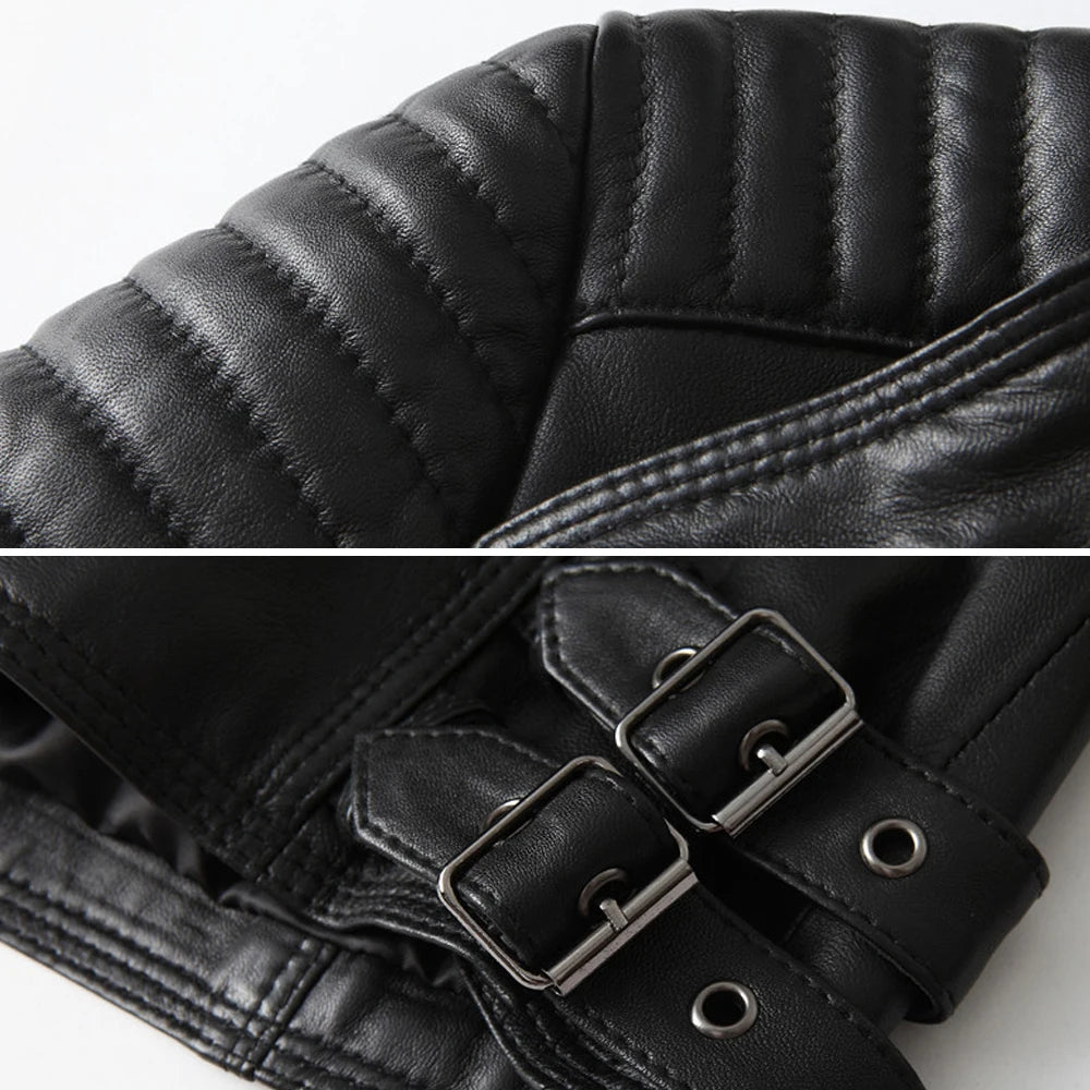 Veste-motarde-cintree-pour-femme-details
