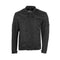 Veste moto vintage homme Rusty Stitches noire rétro avec protections CE