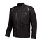 Veste pour moto touring imperméable avec protections CE et doublure thermique noire