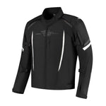 Blouson de moto homme AA - Jack Pete noir et blanc - Vignette | Boutique biker
