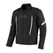 Veste style motard homme noir Rusty Stitches Pete textile CE AA imperméable respirante
