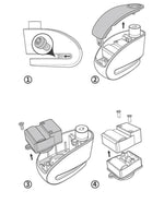 Blocca disco per moto + allarme 130DB - Vignette | Boutique biker