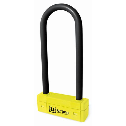 Antivol moto U SRA Urban 85x250mm en acier trempé pour scooter ou moto, certifié haute sécurité