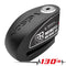 bloque disque antivol avec alarme 130db pour moto et scooter noir étanche ipx7 avec détection de vibration