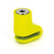 bloque disque antivol scooter star locks jaune 5.5mm avec clés et sac de transport