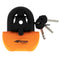 Bloque disque moto SRA Star Locks 18mm avec support de transport et anse renforcée orange